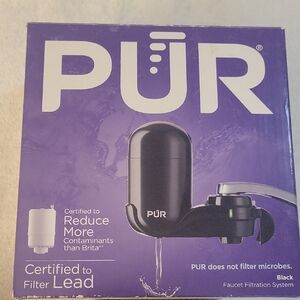 PUR Black Water Filtration System is new